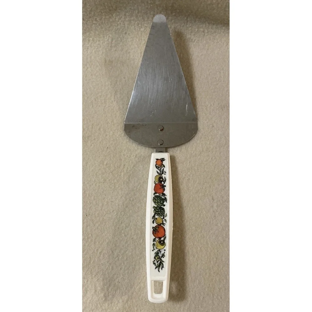 Vintage EKCO Chrome Plated Spice Of Life Cake Pie Server Spatula MCM Retro